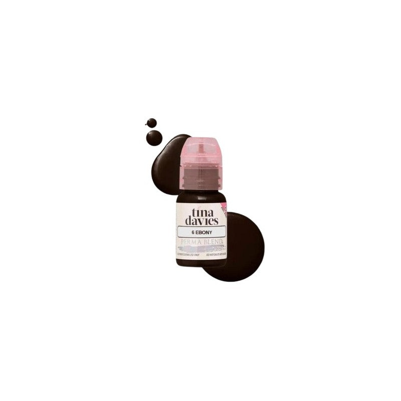 Perma Blend Luxe PMU Ink - Tina Davies Ebony Luxe 15ML