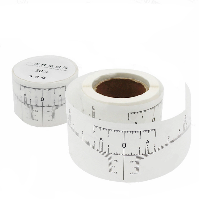 Rigla Sticker Sprancene, Unica Folosinta, 50Buc