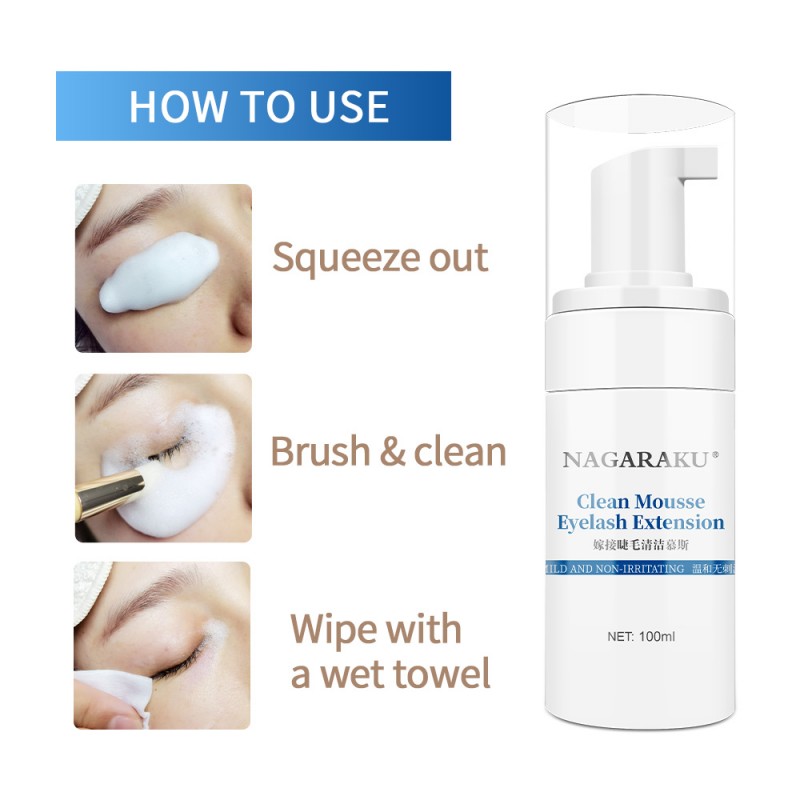 Spuma Extensii Gene Nagaraku Clean Mousse 100ML